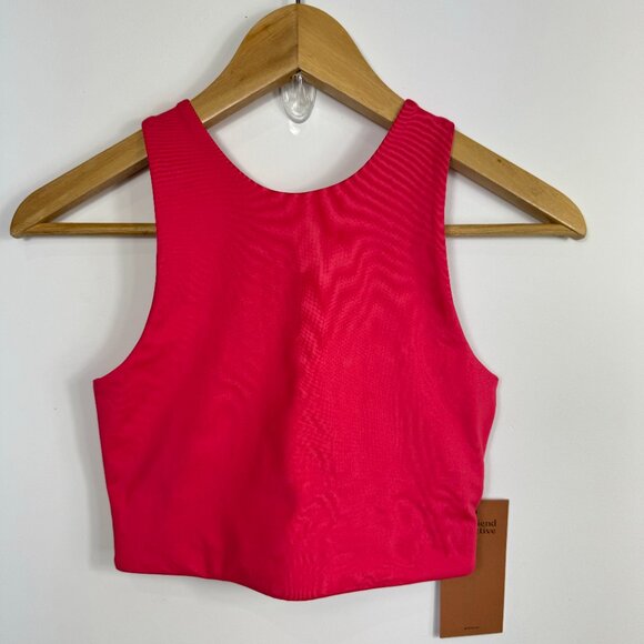 Girlfriend Collective Dylan Bra Cherry Pink Size XS NWT - Picture 2 of 8